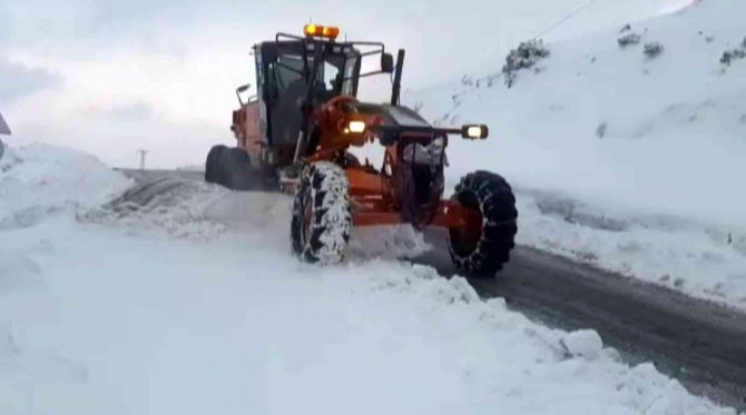 Siirt’te Kar 27 Köy Ve 2 Mezrayı Ulaşıma Kapattı