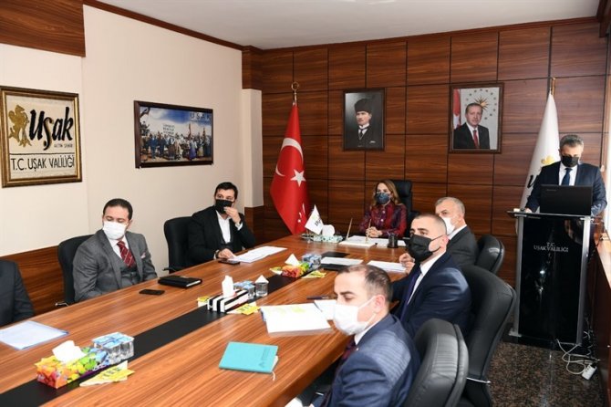 Uşak’ta Kuraklık Eylem Planı Ve Su Yönetimi Toplantısı Yapıldı