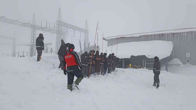 Rüzgar Enerji Santrali Personeline Çığ Eğitimi
