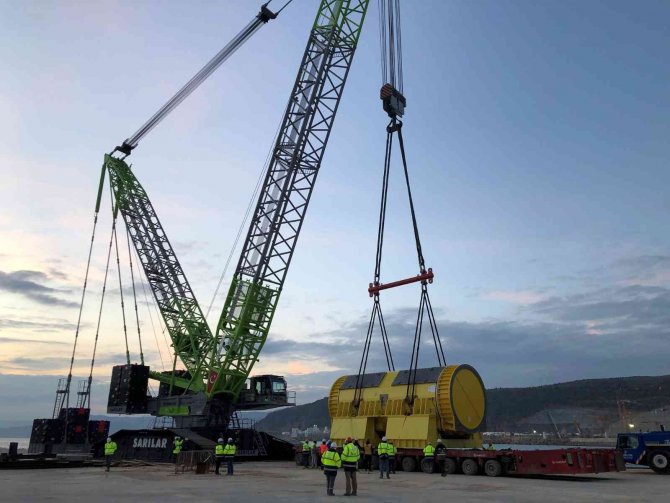 Akkuyu Ngs’nin 1’inci Ünitesine Ait Turbo Jeneratörü Sahaya Ulaştı