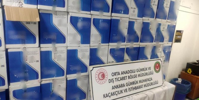 Gümrük Muhafaza Ekiplerinden Kaçak Sigara Üreticilerine Büyük Darbe