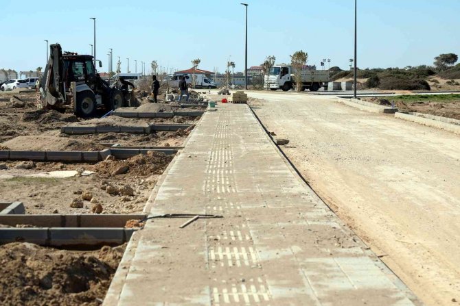 Manavgat Boğaz Halk Plajı’nda 2. Etap Çalışmaları