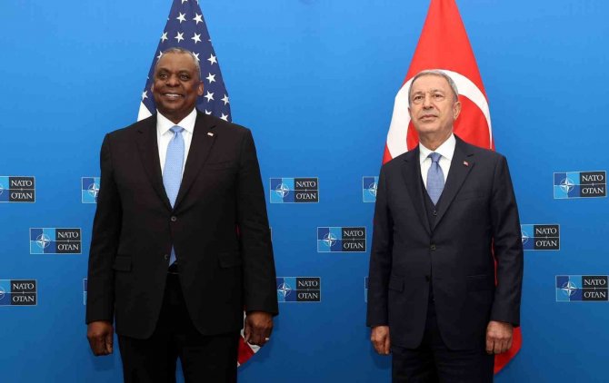 Bakan Akar, Abd Savunma Bakanı Austin İle Görüştü