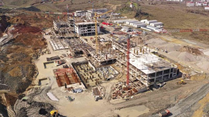 Ordu Şehir Hastanesi’nin Yüzde 28’i Tamamlandı