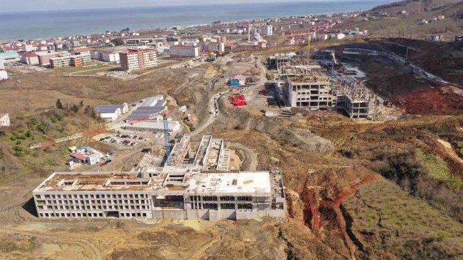 Ordu Şehir Hastanesi’nin Yüzde 28’i Tamamlandı