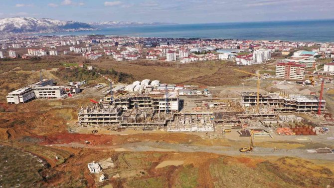 Ordu Şehir Hastanesi’nin Yüzde 28’i Tamamlandı