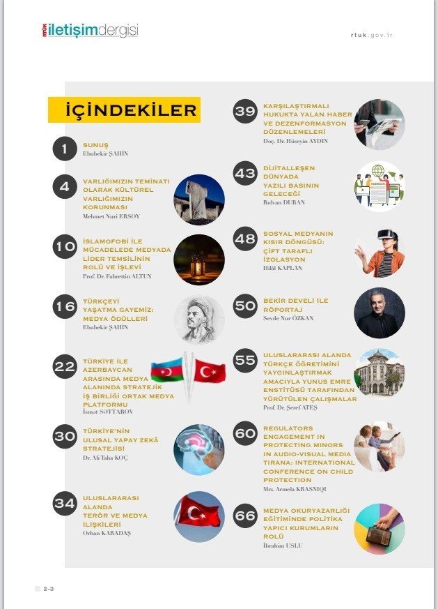 Rtük İ̇letişim Dergisi’nin İkinci Sayısı Yayında