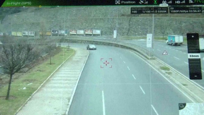 Sarıyer’de Dron Destekli Trafik Denetimi