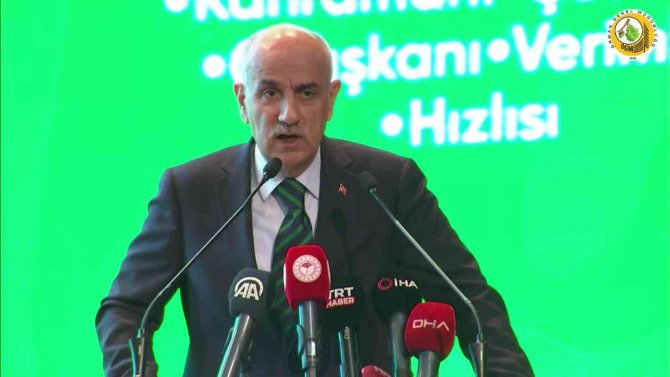 Bakan Kirişci: “Gıda Konusunda Bulunurluğu Üreterek Gerçekleştireceğiz”