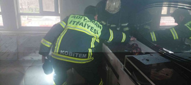 Adıyaman’da, İkamet Yangını Korkuttu