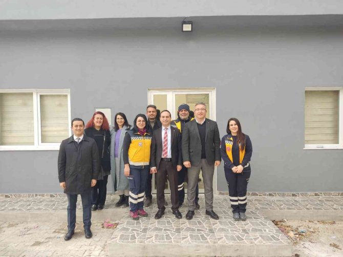 İ̇l Sağlık Müdürü Açıkgöz, 112 İstasyonu İnşaatını İnceledi