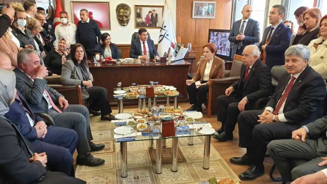 Başkan Özcan, İ̇yi̇ Parti Genel Başkanı Akşener’i Ağırladı