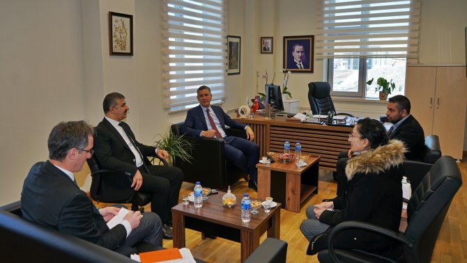 Libya Büyükelçiliği Akademik Ataşesi Ezzeddin A Aarbı’dan Çakü’yü Ziyaret