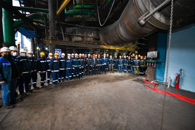 18 Milyon Dolarlık Yatırım Yapılan Yüksek Fırın Programlanan Tarihten Önce Faaliyete Alındı