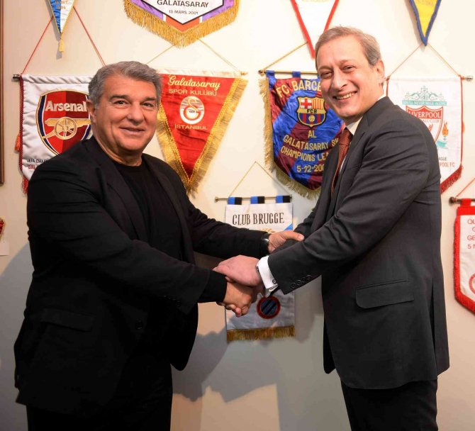 Burak Elmas İle Joan Laporta, Galatasaray Lisesi Ve Galatasaray Müzesi’ni Ziyaret Etti