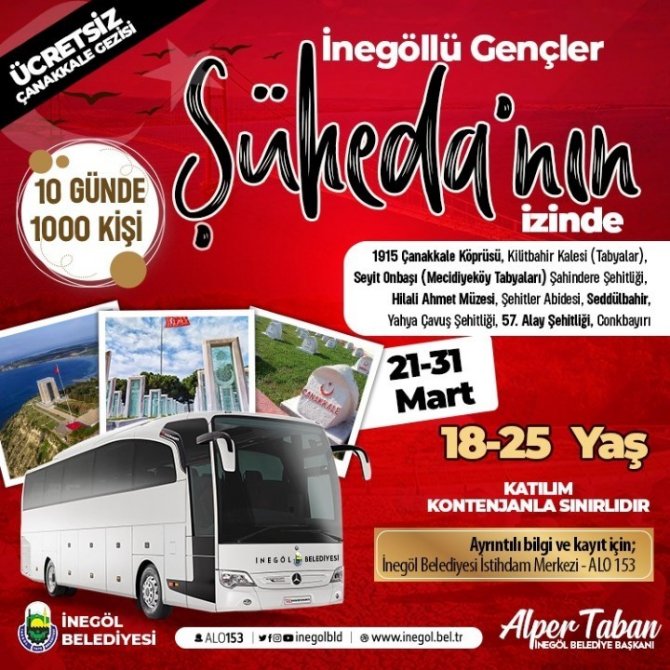 Gençler, Dedelerinin Şehit Düştüğü Topraklara Gidecek