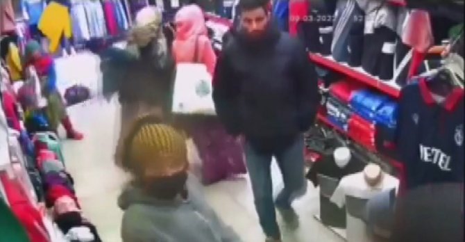 Maltepe’de Giyim Mağazasına Müşteri Gibi Girdiler, Eşofman Çalıp Kaçtılar
