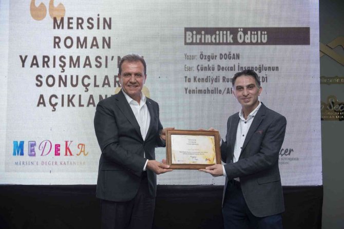 Başkan Seçer, Mersin Roman Yarışmasının Ödül Törenine Katıldı