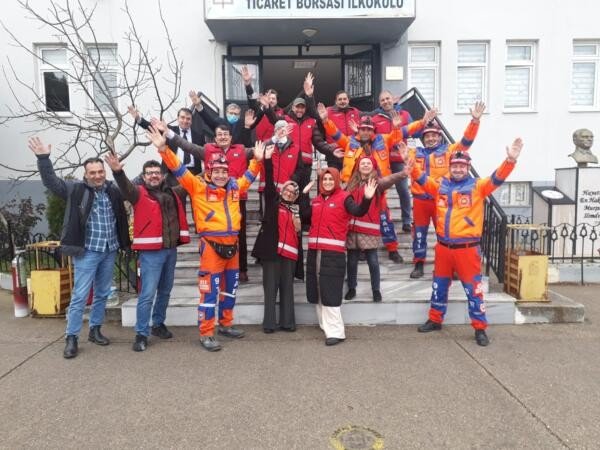 Bandırma’da Deprem Tatbikatı