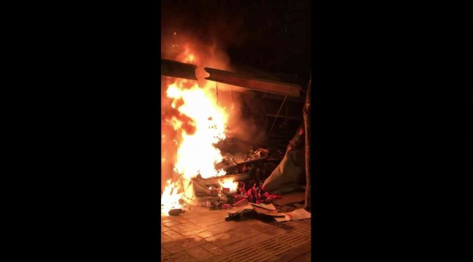 Ordu’da Ayakkabı Dükkanı Yangında Kullanılamaz Hale Geldi