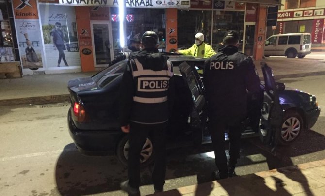 Bafra’da Asayiş Uygulaması