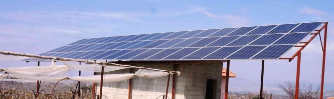 Üzüm Bağlarına Güneş Enerjili Sulama