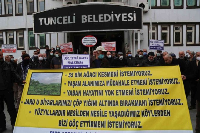 Tunceli’de Köylülerden Tkp’li Başkana ’Atık Tesisi’ Tepkisi