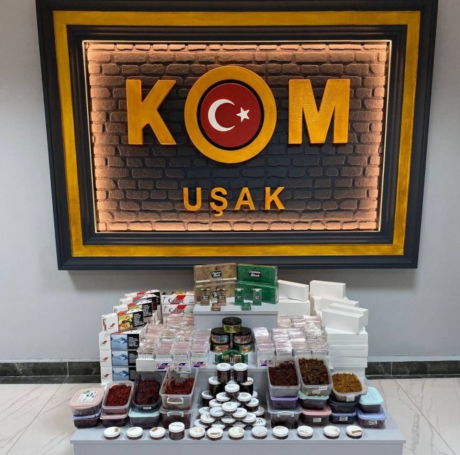 Uşak’ta Kaçak Sigara Ve Tütün Operasyonu