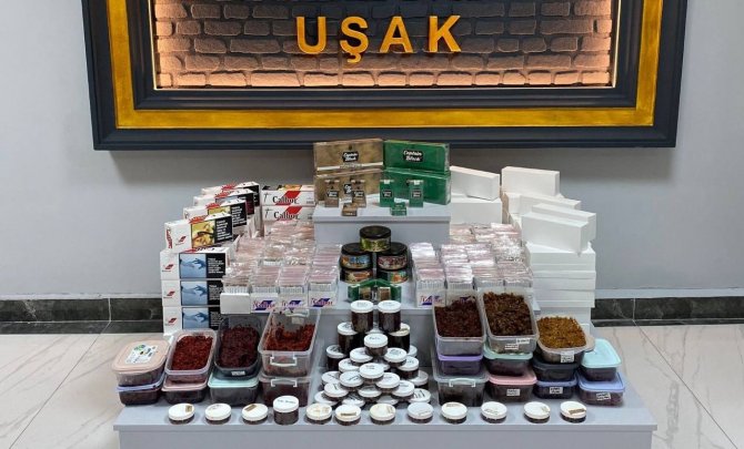 Uşak’ta Kaçak Sigara Ve Tütün Operasyonu