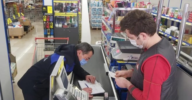 Ormanlı Belediyesi Zabıtası Marketleri Denetledi