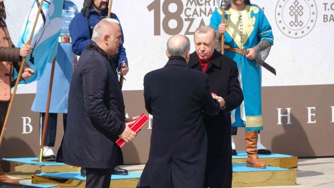 129 Yıllık Osmanlı Sancağı Devir Teslim Töreni Yapıldı