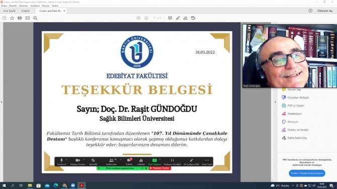 Bartın Üniversitesindeki Konferansta “Çanakkale Destanı” Anlatıldı