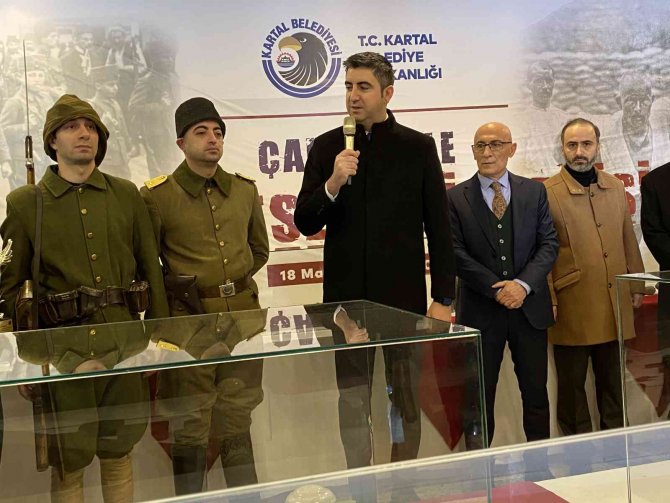 Çanakkale Zaferi’nin 107. Yıl Dönümünde, Kartal’da ‘Savaş Eserleri Sergisi’ Kapılarını Açtı