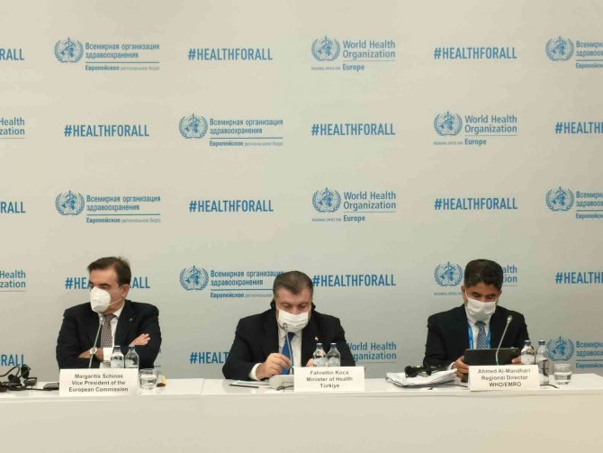 Sağlık Bakanı Koca, Avrupa Bölgesi Göç Ve Sağlık Yüksek Düzeyli Toplantısı’nda Konuştu
