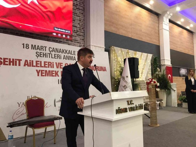 Iğdır’da Şehit Aileleri Ve Gaziler Onuruna Yemek Verildi