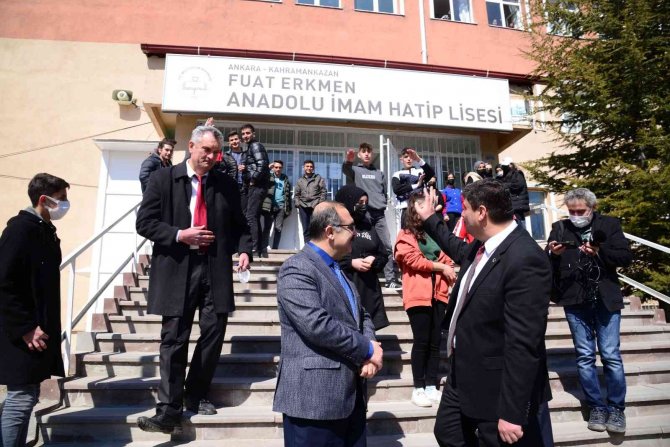 Kahramakazan Belediye Başkanı Oğuz Liseli Gençlerle Bir Araya Geldi