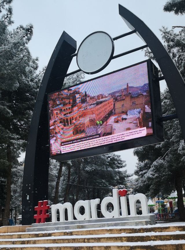 Mardin Güne Karla Uyandı