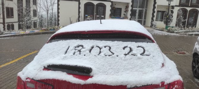 Kocaeli’de Beklenen Kar Yağışı Başladı