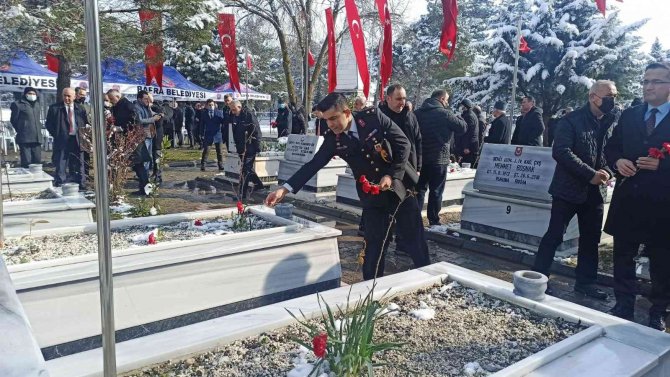 Bafra’da Şehitler Dualarla Anıldı