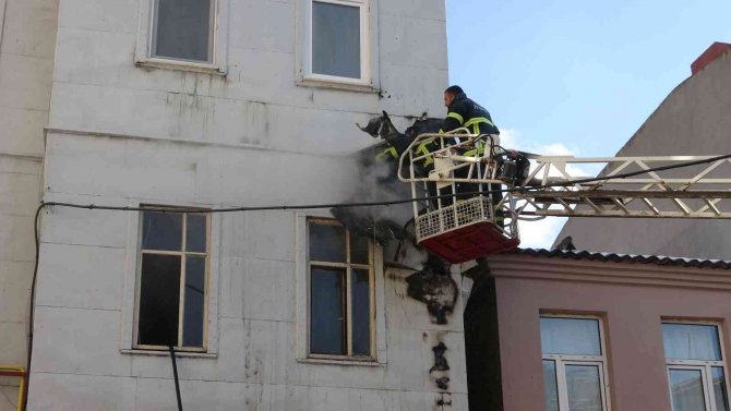 Sinop’ta Ev Yangını