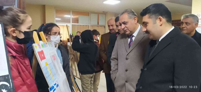 İ̇lkokul Öğrencilerinden Çanakkale Zaferi Sergisi