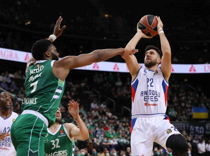 Thy Euroleague: Zalgiris: 71 - Anadolu Efes: 85