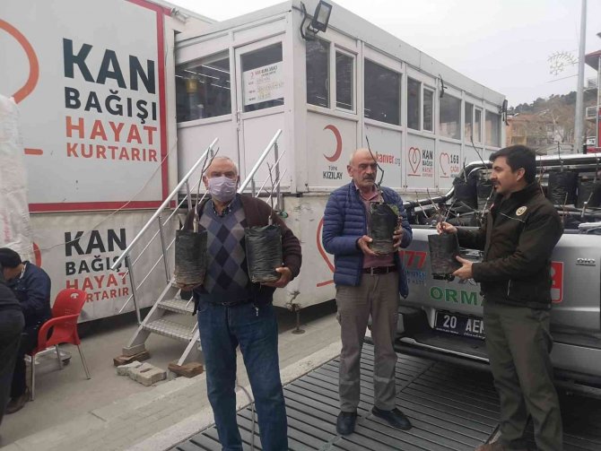 Çameli’nde 1 Kan 2 Fidan Projesi