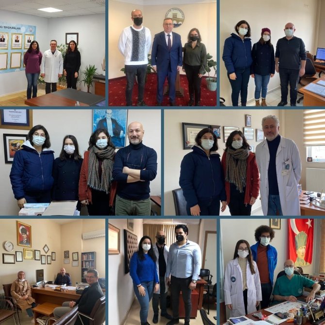 Tübat’tan Doktor Rektöre Tıp Bayramı Ziyareti