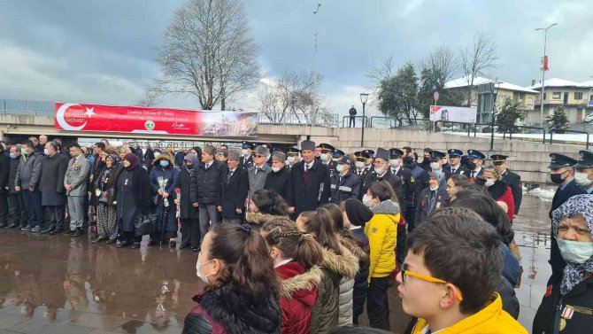 Alaplı’da 18 Mart Çanakkale Zaferi’nın 107. Yıldönümü Töreni