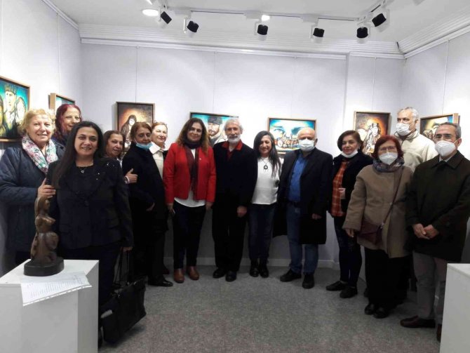 Karaşah Çiftinden “Kadınlar Resim-heykel Sergisi”