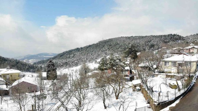 Beyaza Bürünen Aydos Ormanı’ndan Eşsiz Görüntüler