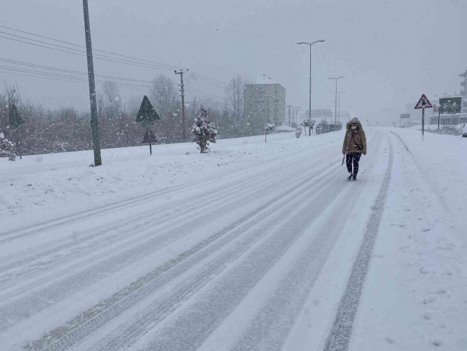 Bartın’da Kar Yağışı Nedeniyle 210 Köy Yolu Kapandı