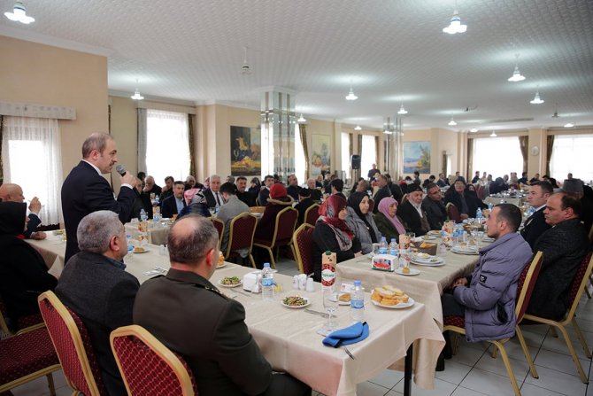 Bayburt’ta Şehit Aileleri Ve Gaziler Onuruna Yemek Verildi