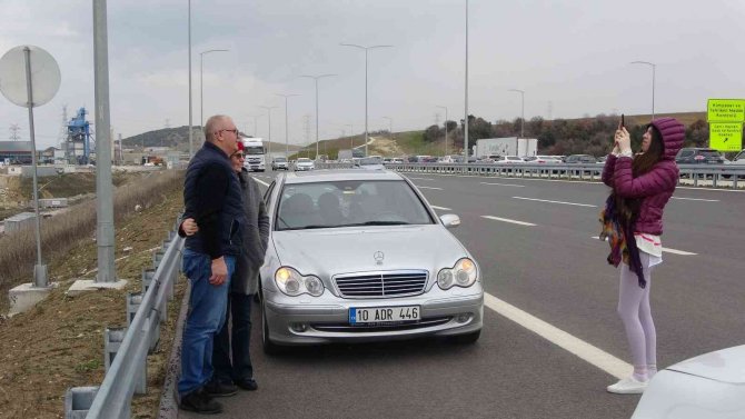 1915 Çanakkale Köprüsü’nde Yoğun Trafik